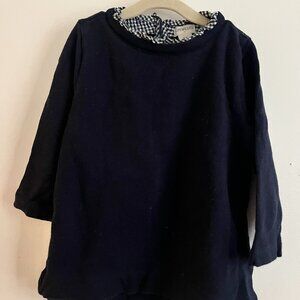 Navy Crewcuts Top, Size 4-5